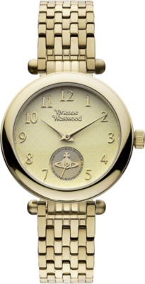 VIVIENNE WESTWOOD VV051CPGD gold-toned stainless steel watch