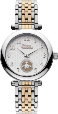 VIVIENNE WESTWOOD VV051SLTT two-tone stainless steel watch