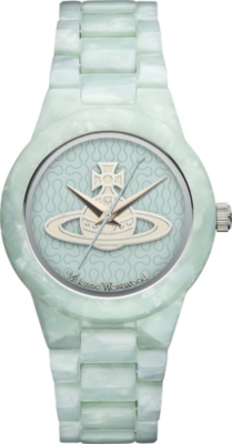 VIVIENNE WESTWOOD VV075BLBL resin watch