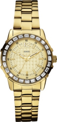 GUESS W0018L2 gold-toned stainless steel watch