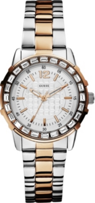 GUESS W0018L3 two-tone stainless steel watch