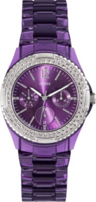 GUESS W0062L2 Rock Candy stainless steel watch