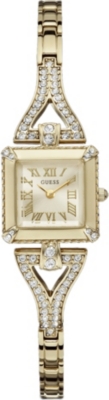 GUESS W0137L2 crystal-encrusted stainless steel watch