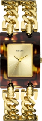 GUESS W11605L1 gold-toned stainless steel bracelet watch