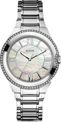 GUESS W12117L1 stainless steel stone-set watch