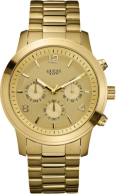 GUESS W14043L1 Spectrum gold&ndash;plated unisex watch