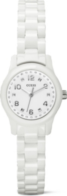 GUESS W65022L1 stone-set plastic watch