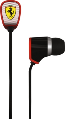 FERRARI BY LOGIC3 Scuderia Ferrari R100 noise-isolating in-ear headphones