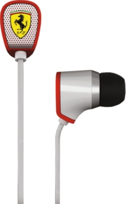 FERRARI BY LOGIC3 Scuderia Ferrari R100 noise-isolating in-ear headphones