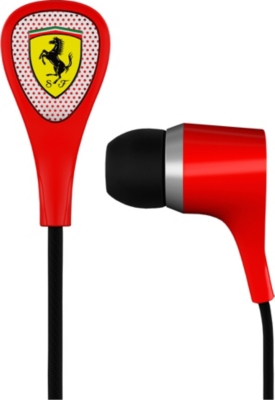 FERRARI BY LOGIC3 Scuderia Ferrari S100i noise-isolating in-ear headphones