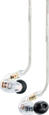 SHURE SE315 sound isolating earphones