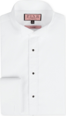 THOMAS PINK Marcella slim-fit double-cuff evening shirt