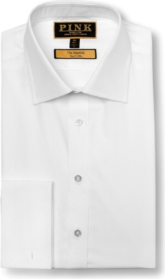 THOMAS PINK Imperial slim fit double cuff shirt