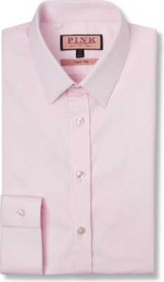 THOMAS PINK Freddie super slim fit single cuff shirt