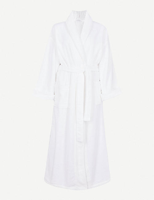 THE WHITE COMPANY: Cotton-towelling dressing gown