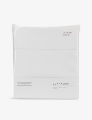 THE WHITE COMPANY: Connaught cotton silk double flat sheet