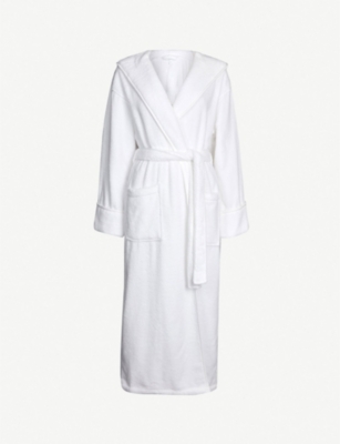 THE WHITE COMPANY: Hooded hydrocotton robe