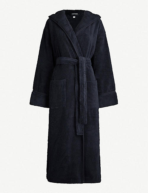 THE WHITE COMPANY: Hooded hydrocotton dressing gown