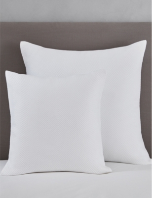 THE WHITE COMPANY: Mason large cotton cushion cover 65cmx65cm