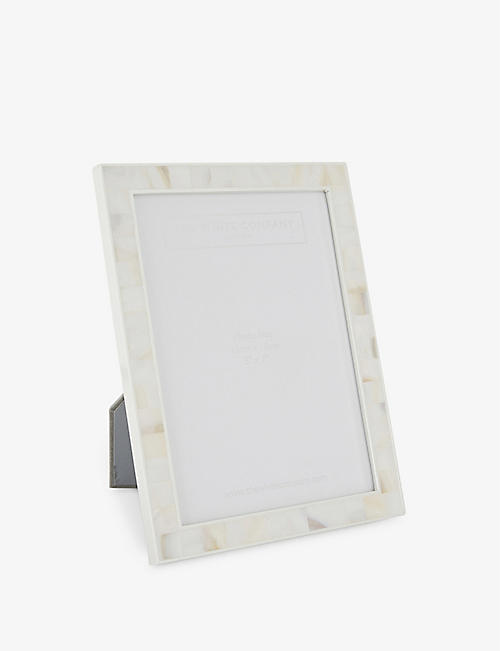 THE WHITE COMPANY: Mother of pearl photo frame 5x7”