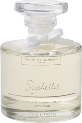 THE WHITE COMPANY - Seychelles bath foam decanter 200ml | Selfridges.com