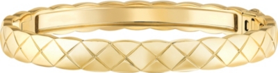 CHANEL - Coco Crush 18K yellow gold bangle | Selfridges.com