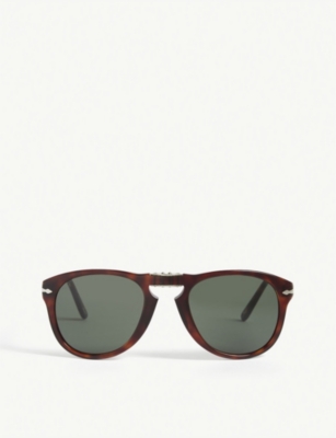 PERSOL: Po2431 tortoiseshell square-frame sunglasses