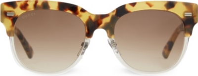 gucci tortoise shell eyeglasses