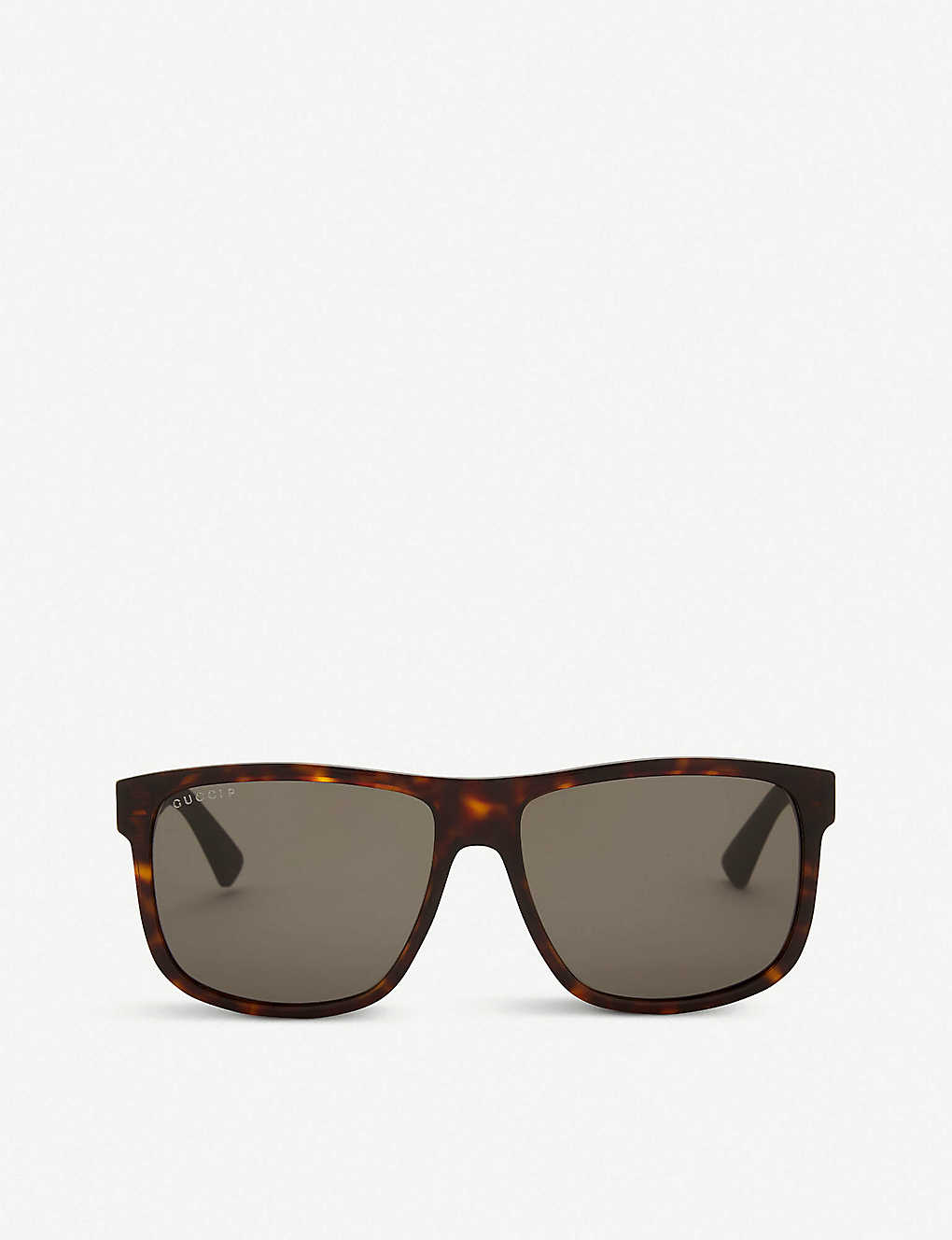 Gg0010 rectangle-frame sunglasses(5611904)