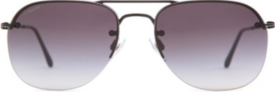 GIORGIO ARMANI Timeless Elegance half-frame sunglasses