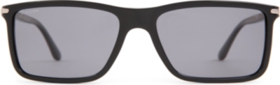 GIORGIO ARMANI Frames of Life slim square-frame sunglasses