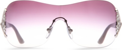 BVLGARI Ventaglio wraparound frameless sunglasses