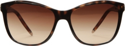 BVLGARI Tortoiseshell square-frame sunglasses