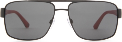 EMPORIO ARMANI Black D-frame sunglasses