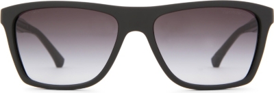 EMPORIO ARMANI Matt Wayfarer-style sunglasses