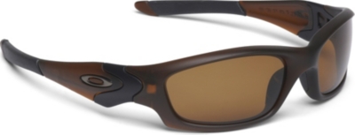 OAKLEY Straight Jacket wrap-around sunglasses (Brown