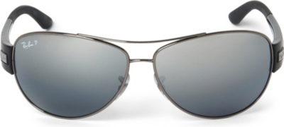 RAY-BAN Polarized round-frame sunglasses