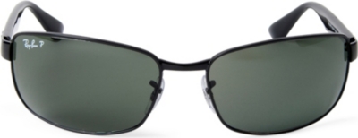 RAY-BAN D-frame polarized sunglasses