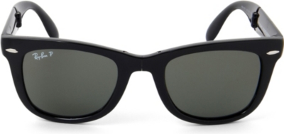 RAY-BAN Folding Wayfarer polarized sunglasses