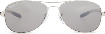 RAY-BAN Tech polarized round-frame sunglasses