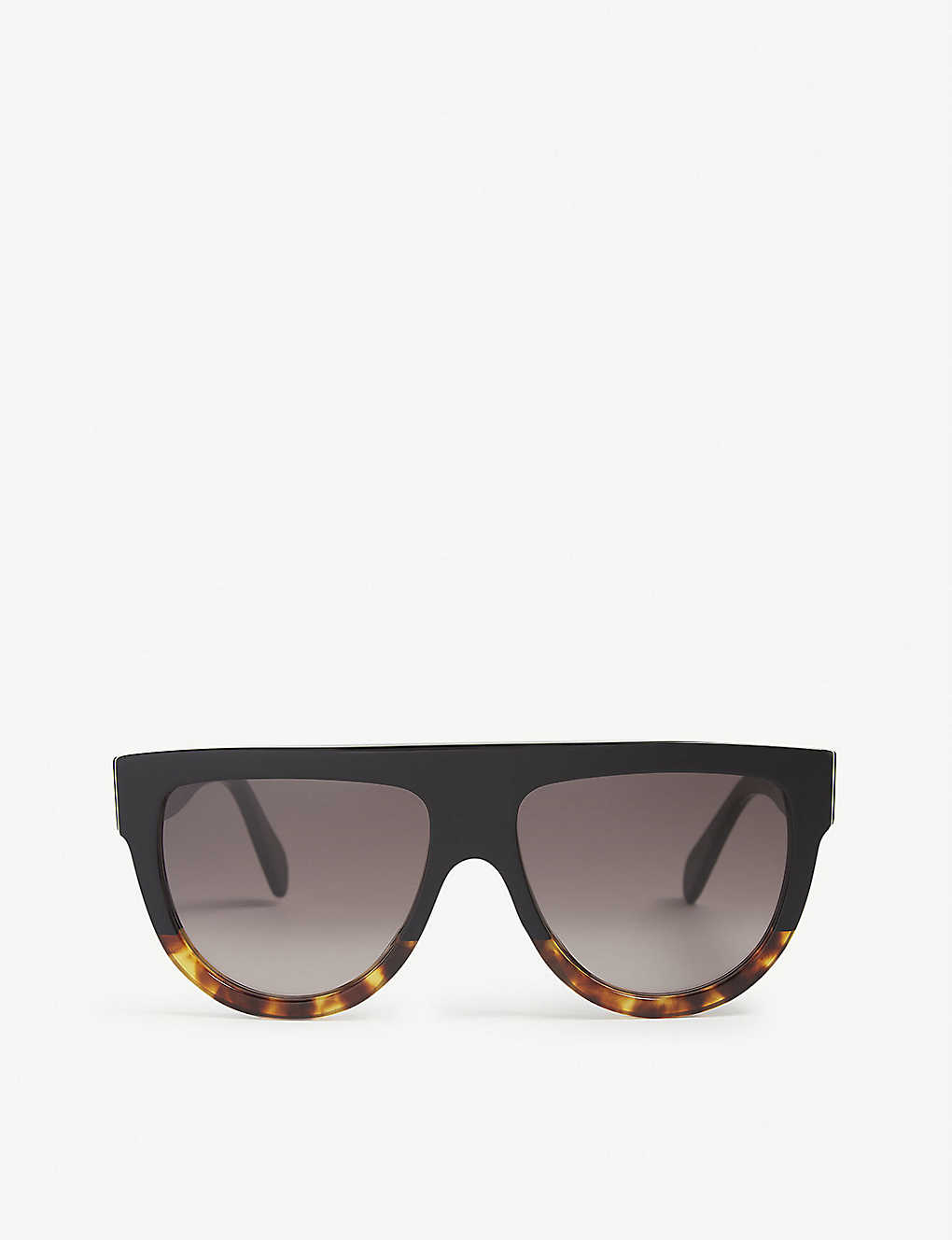 Havana aviator-frame acetate sunglasses(8097257)
