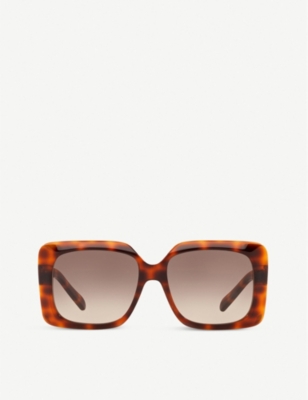 CL40096I acetate square-frame sunglasses(8443274)