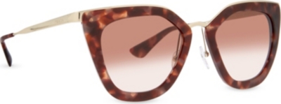 prada havana cat eye sunglasses