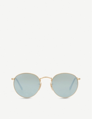 RAY-BAN - RB3447 round-frame sunglasses Selfridges.com