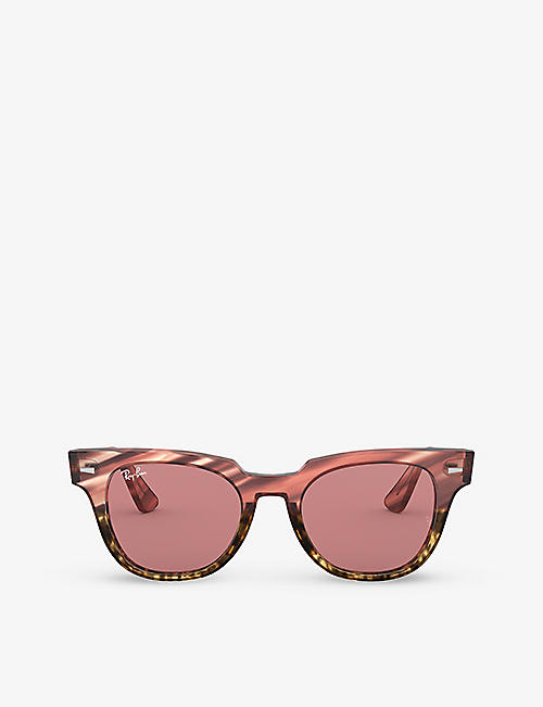 RAY-BAN: RB2168 Meteor square-frame sunglasses