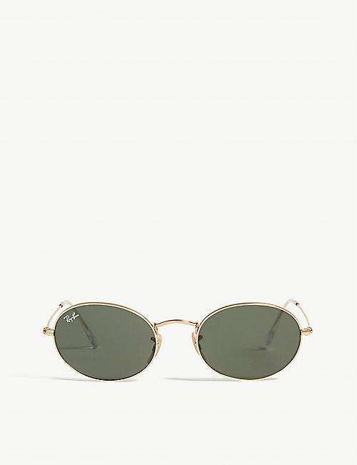 RAY-BAN: RB3547 oval-frame sunglasses
