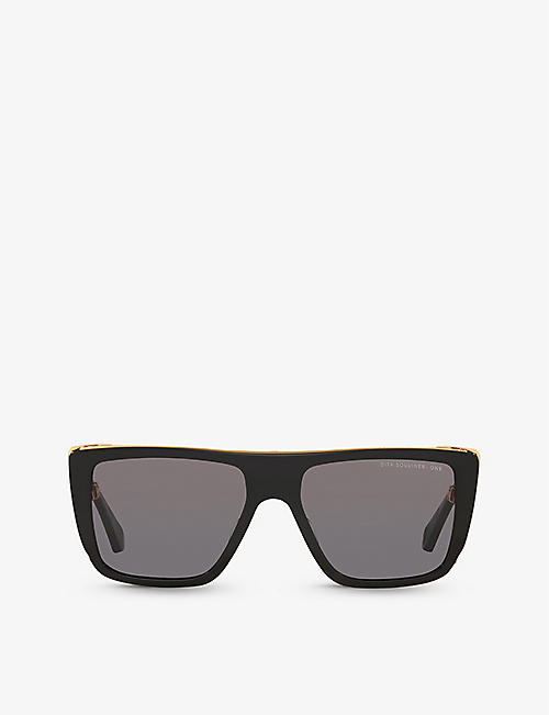 DITA: D4000351 Souliner rectangle-frame acetate sunglasses