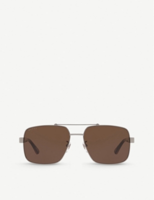 GG0529S metal and acetate aviator sunglasses(8210090)