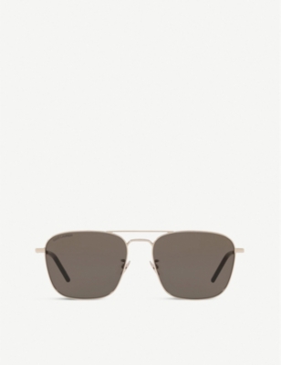 SL30958 metal and acetate aviator sunglasses(8443389)