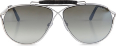 TOM FORD Alexander teardrop-frame sunglasses